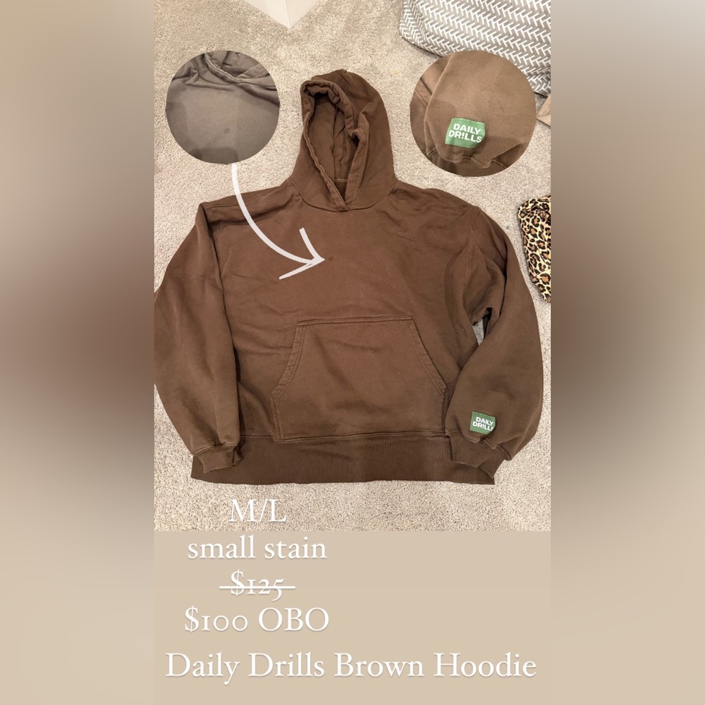 Daily Drills Cozy Brown Sweater